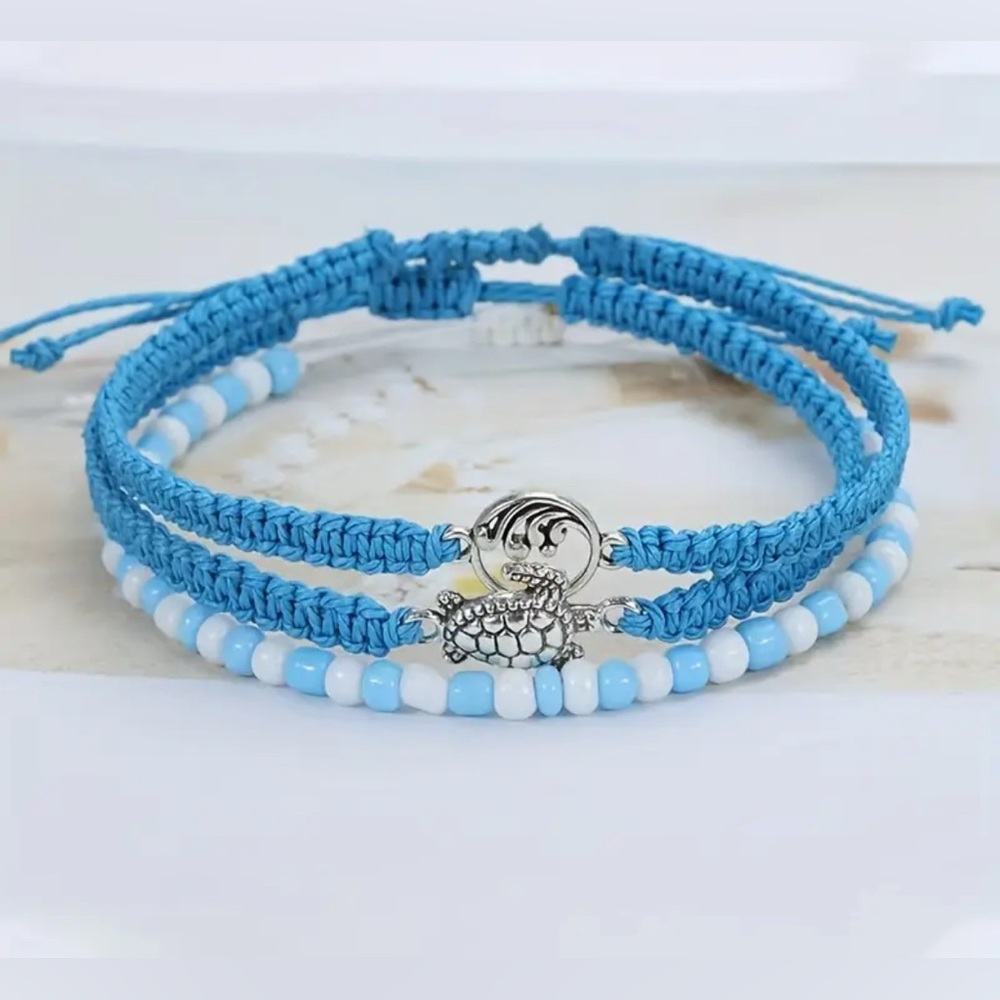 NIB 3pc adjustable bracelet set